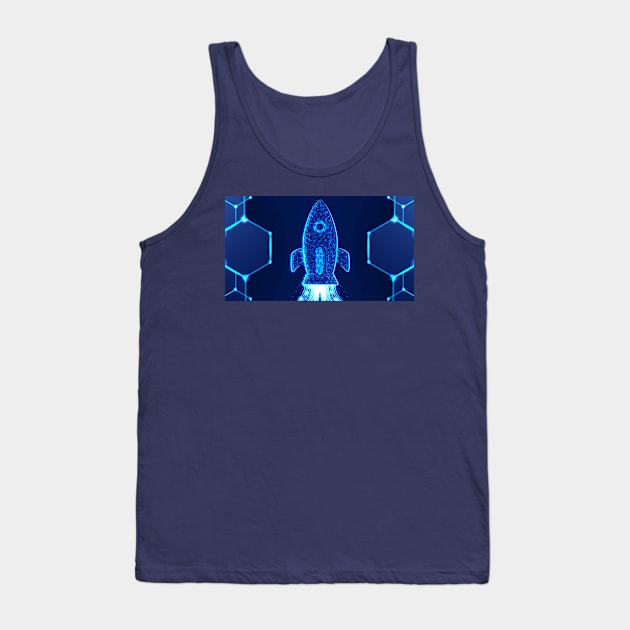 Rocket Galaxy Tank Top by Shop Ovov